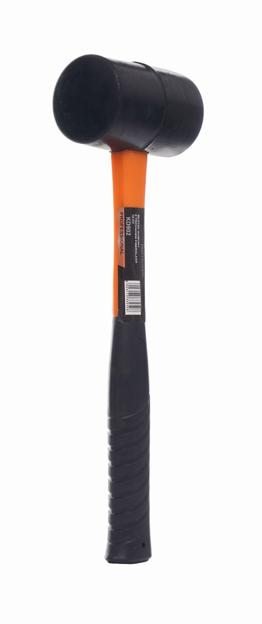 Gumové kladivo Kraft&Dele KD902 – sklolaminátová rukojeť s protiskluzovou vrstvou