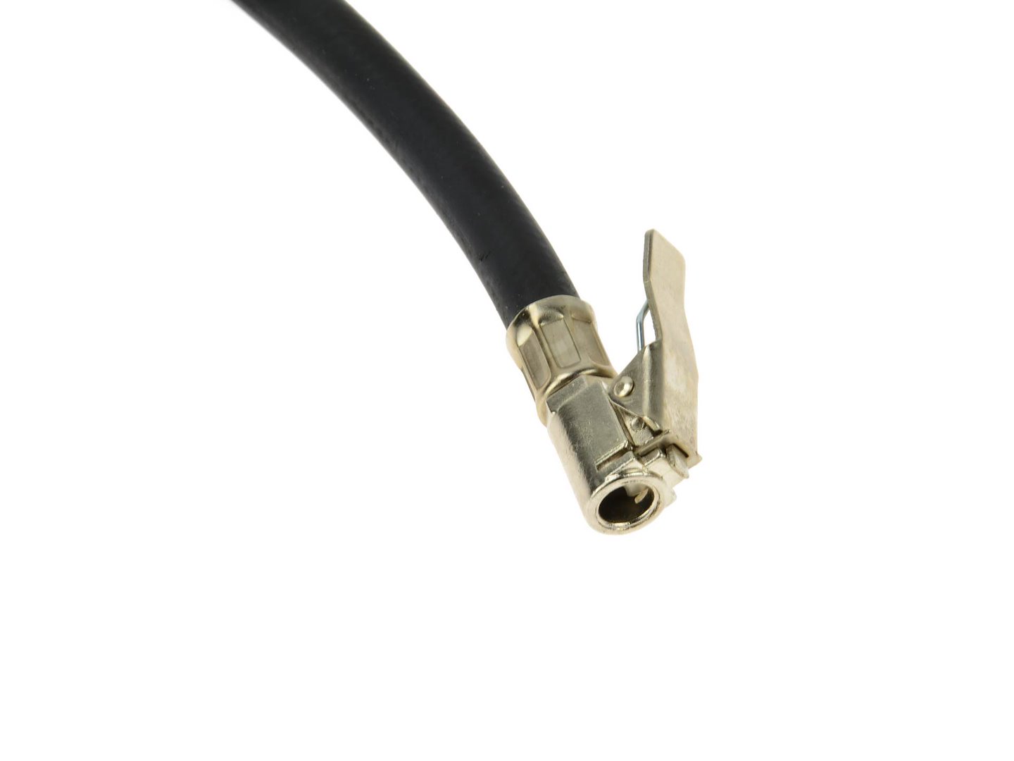 Hadice pro pumpování 38 cm Geko s kovovou koncovkou pro standardní ventily — Detail hadice