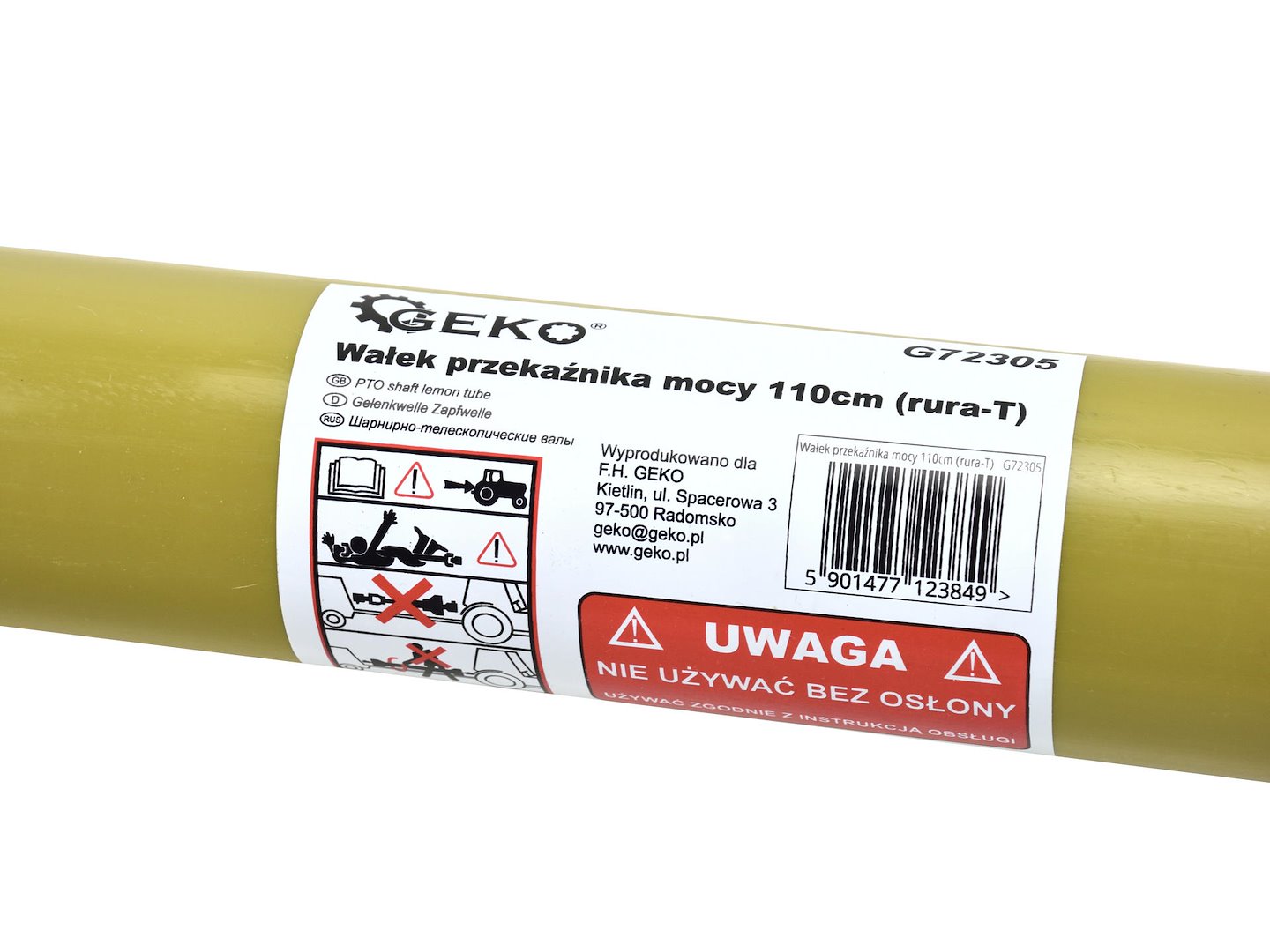 Hřídel pro přenos výkonu G72305 90 cm (3-lemon T-trubka) — Detail konstrukce