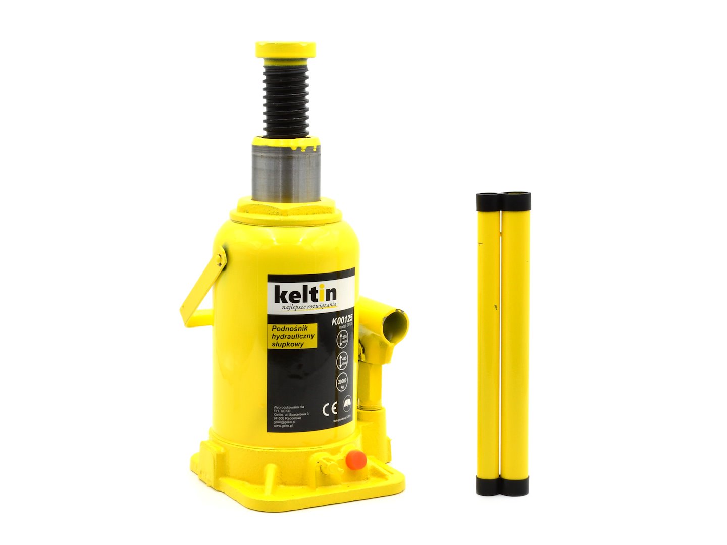Hydraulický sloupový zvedák Geko 20T — Celkový pohled