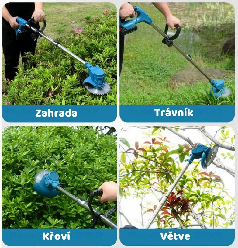 2v1 sečení a vyžínání
