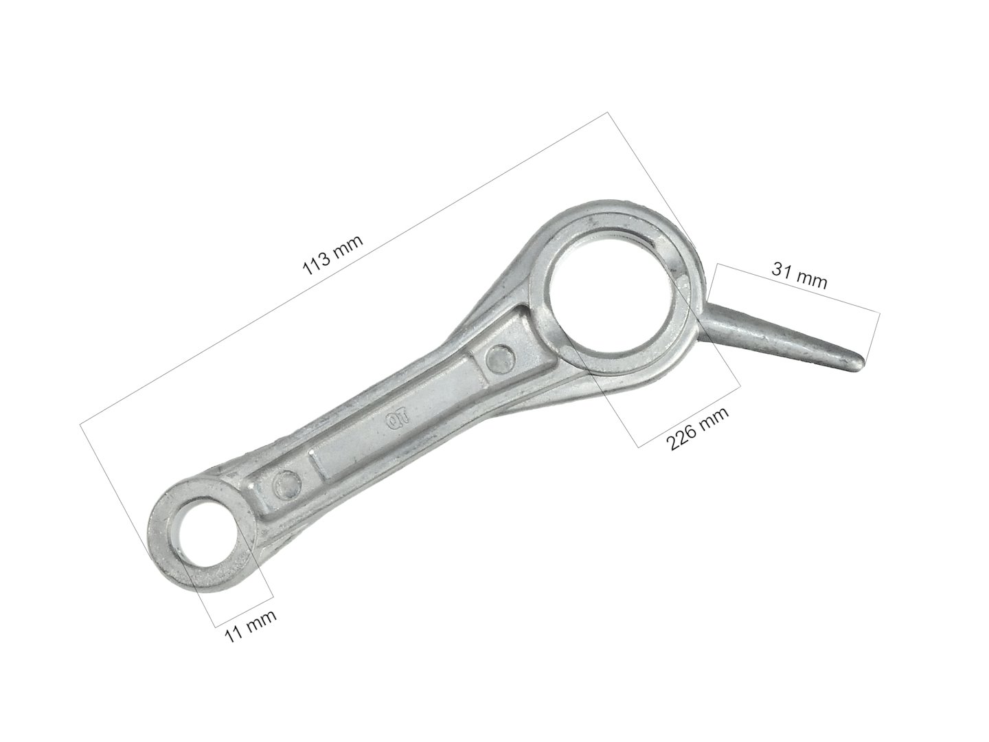 Karbový ventilátor Geko pro kompresor 100L Compact CG80330-19 — Detail konstrukce