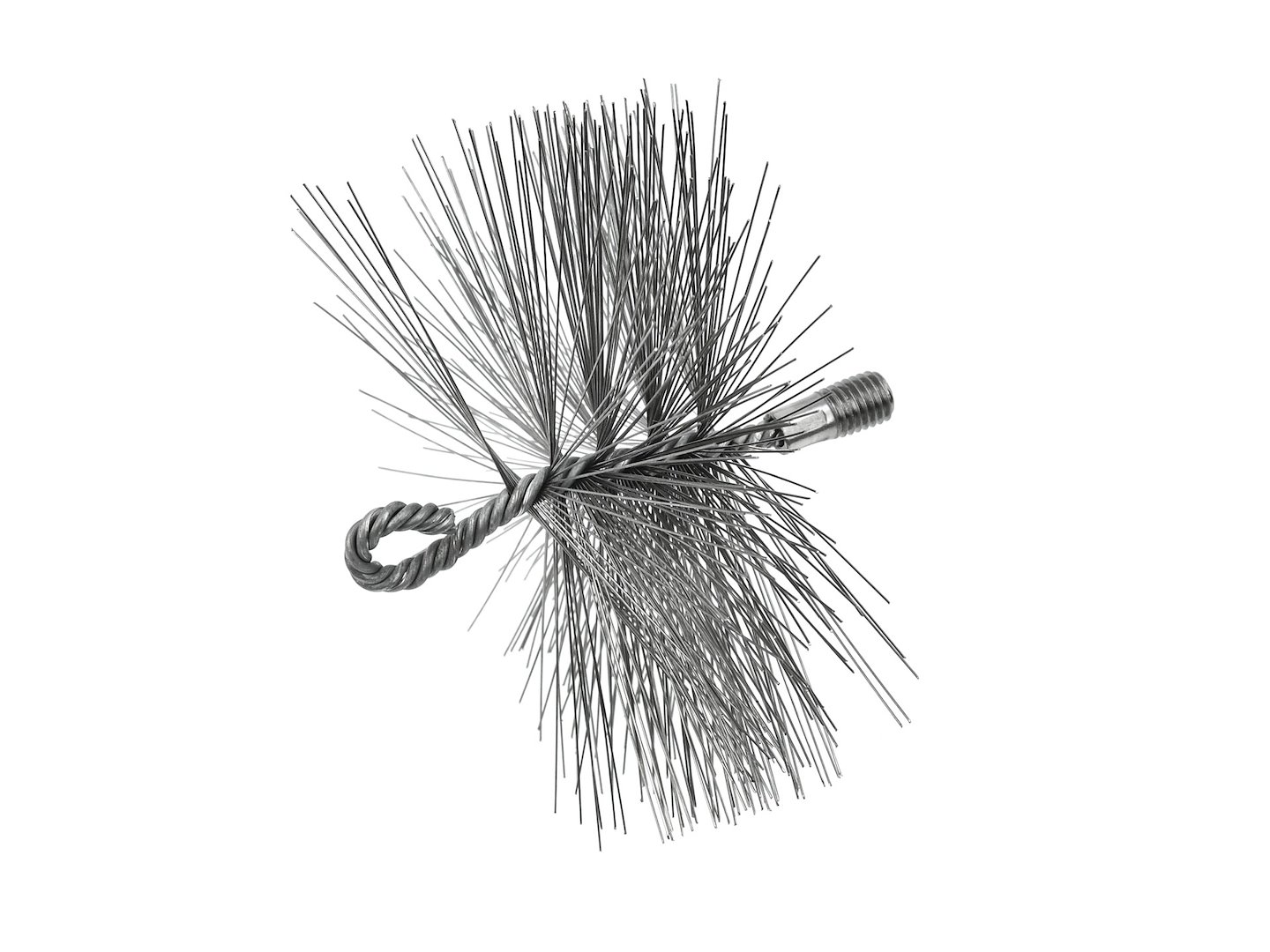 Kartáč komínový čistič 150 mm - Geko, průměr 15 cm, syntetické štětiny — Celkový pohled