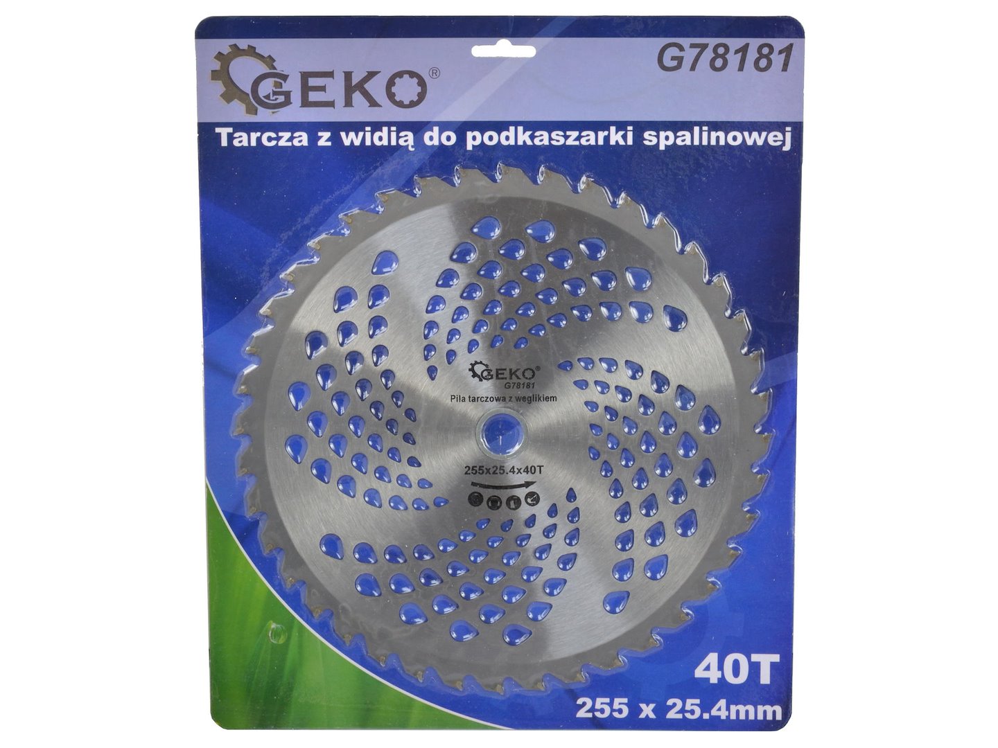 Kotouč s karbidovým ostřím Geko 255 x 25,4 mm x 40T — V provozu