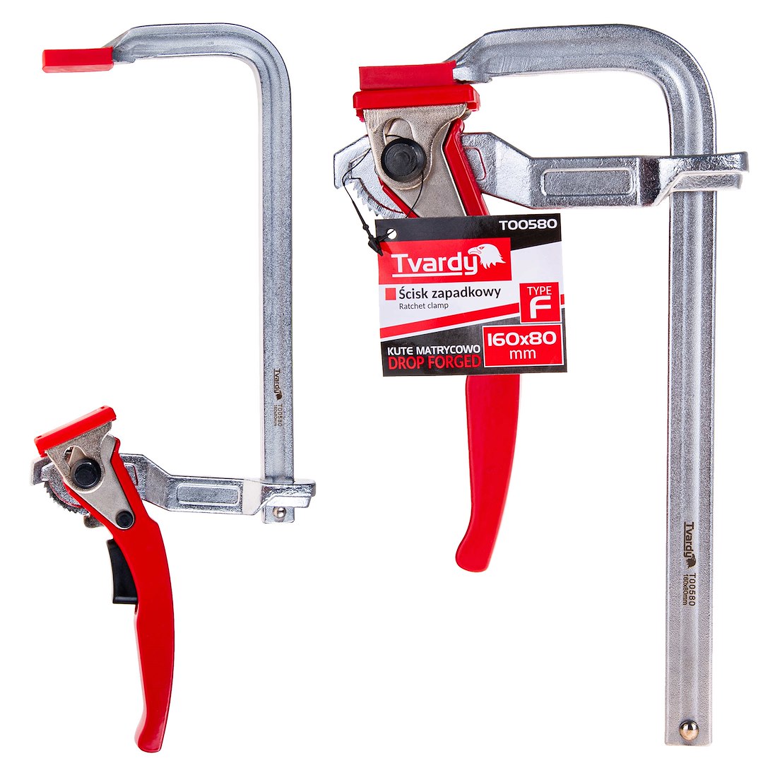 Svěrka F Geko 160x80mm PM-AX-3600 — Celkový pohled