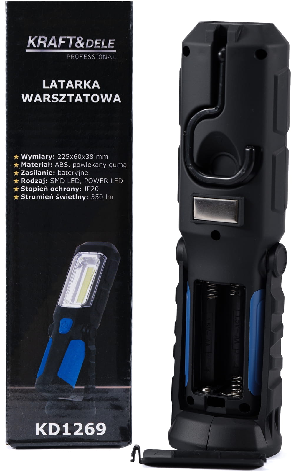 KRAFT&DELE KD1269 LED pracovní svítilna – použití v dílně