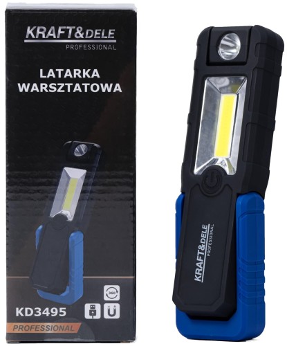 Kraft&Dele LED svítilna 250 lm – celkový pohled