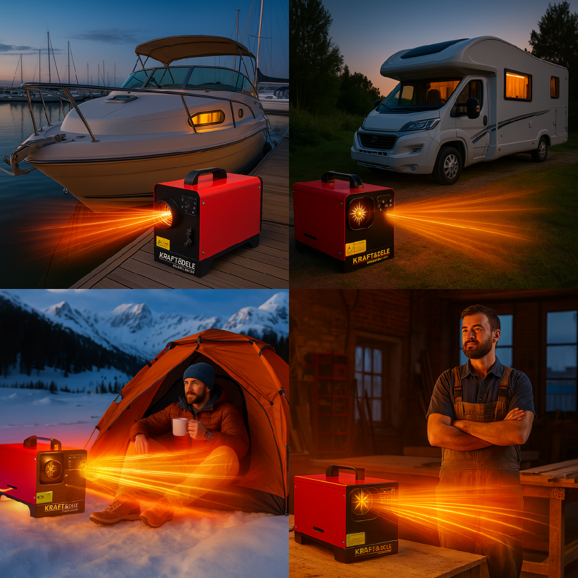 Mobilní naftové topení 9 kW – hlavní foto