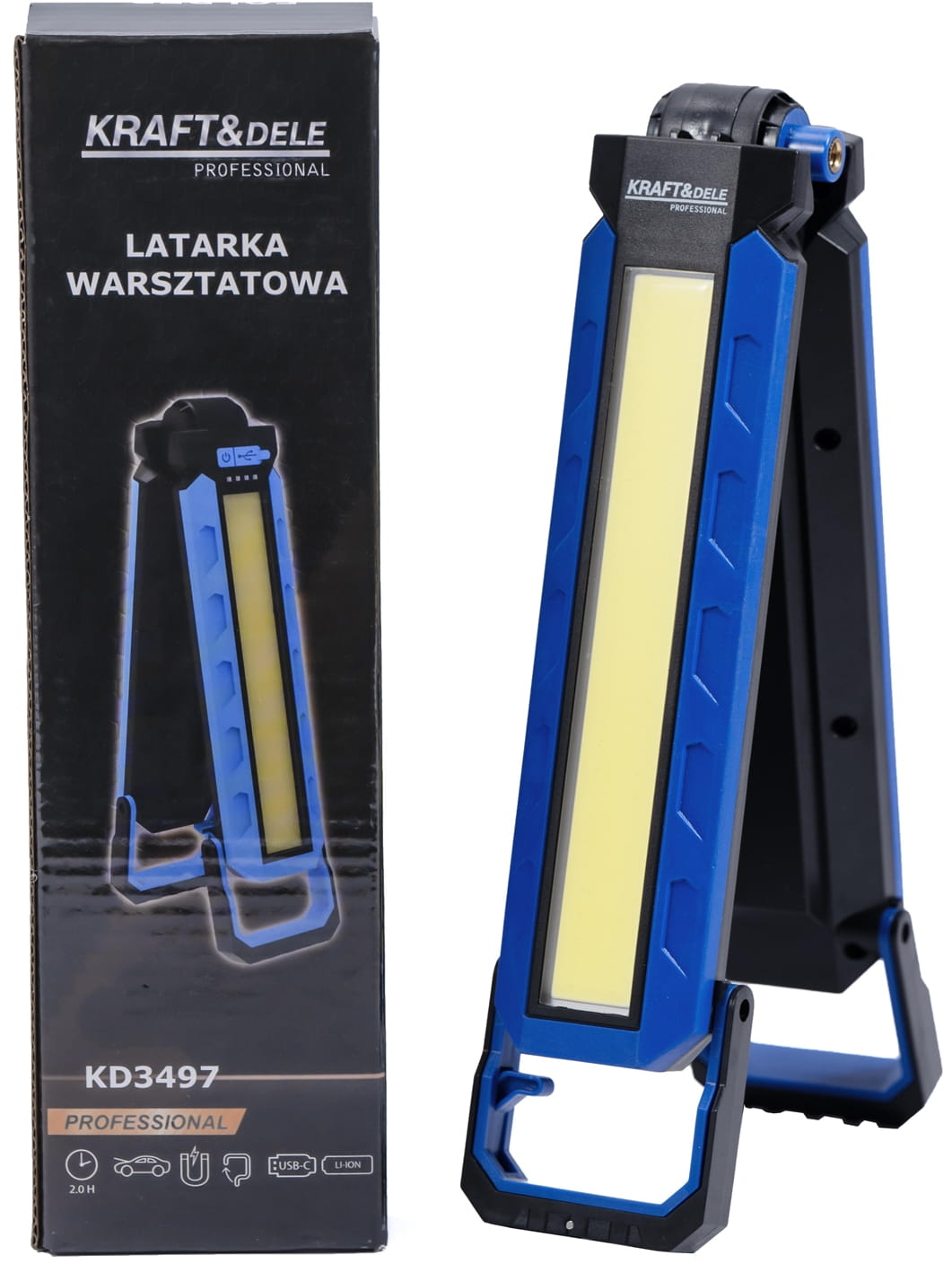 LED dílenská svítilna Kraft&Dele KD3497 – flexibilní rameno