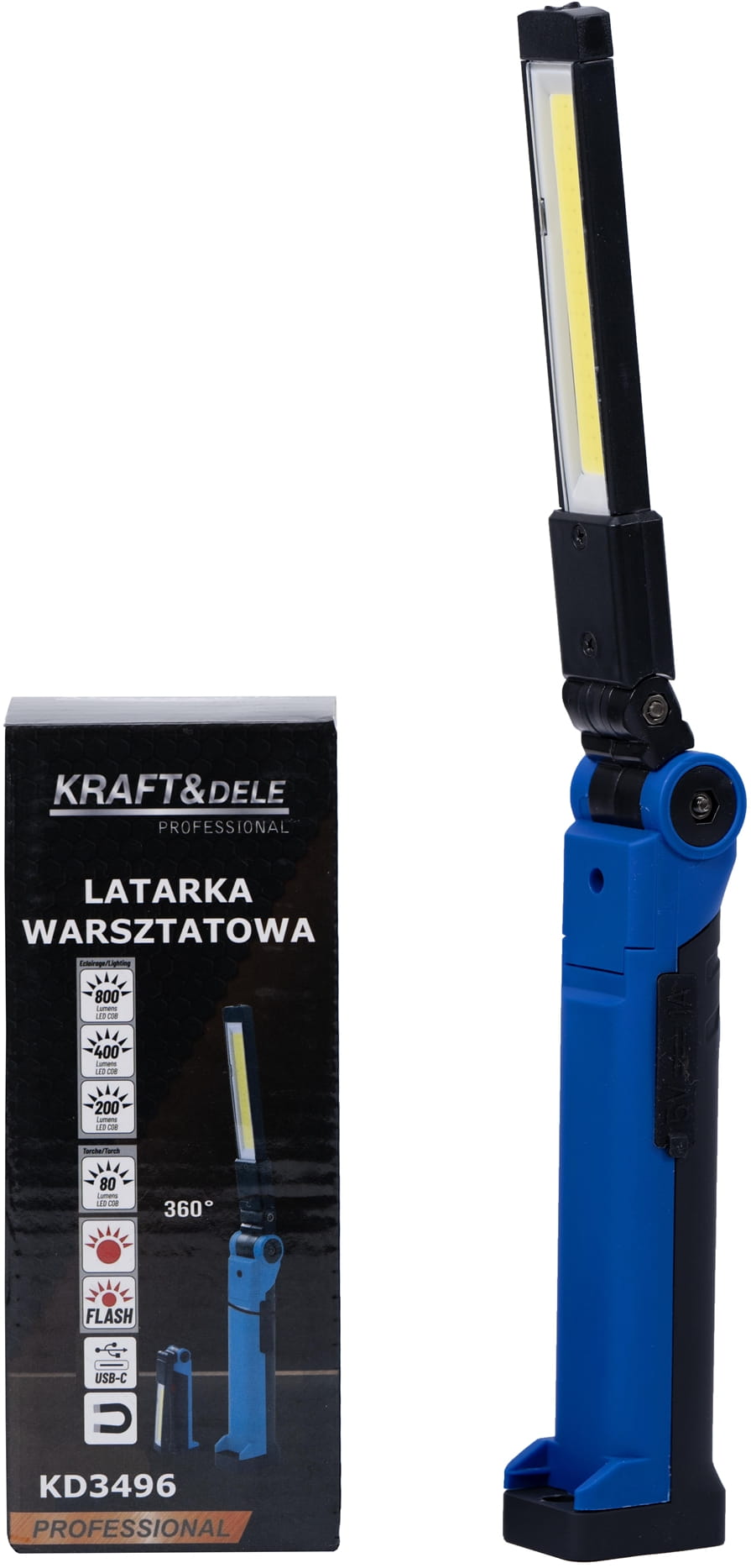 LED pracovní svítilna KD3496 — celkový pohled