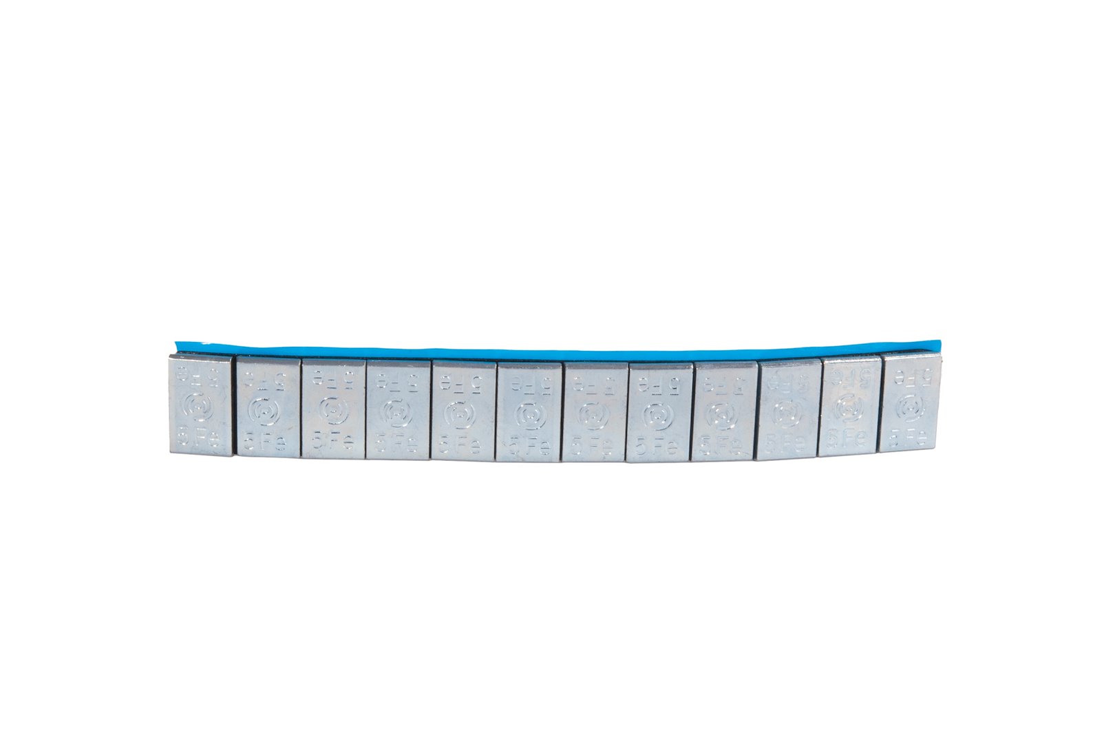 Lepené závaží XTREME pozinkované 12×5 g – sada 100 pásků (6 kg) Geko — V provozu