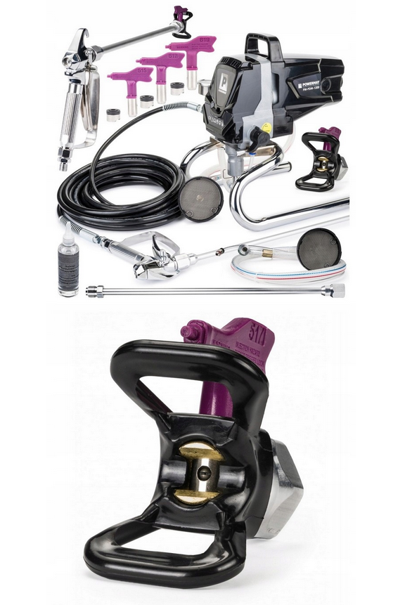 Malářská stříkací pistole Powermat PM-PDM-1200 — stříkací pistole detail