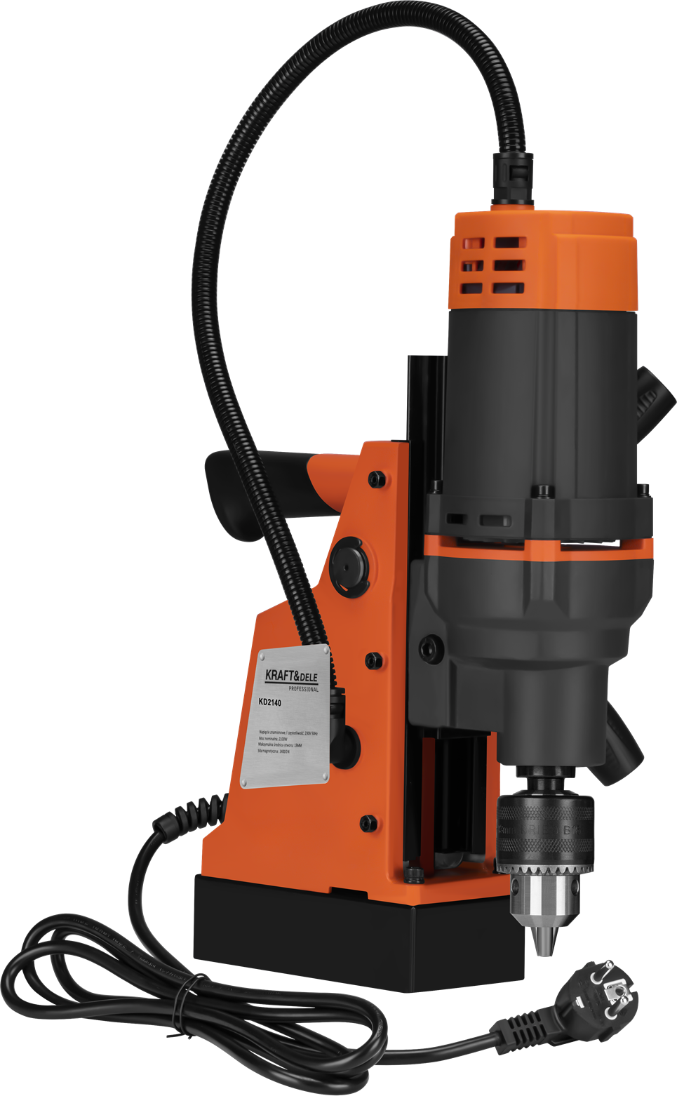 Magnetická vrtačka KD2140 – vrtání do oceli
