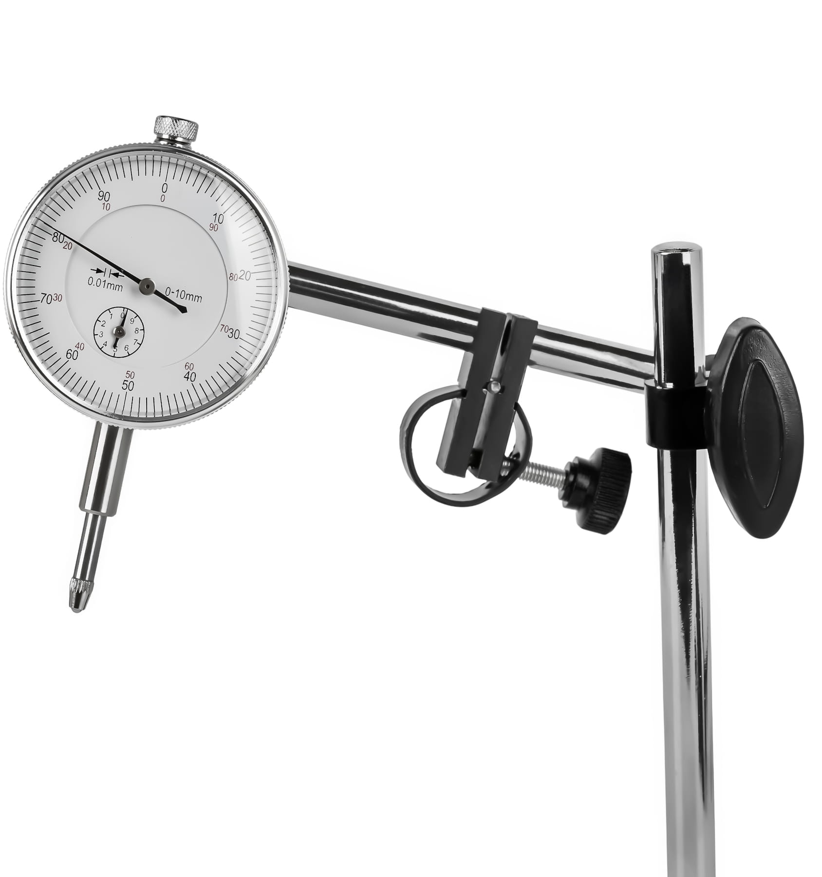 Kraft-Dele KD11398 — detail číselníku s přesností 0,01 mm
