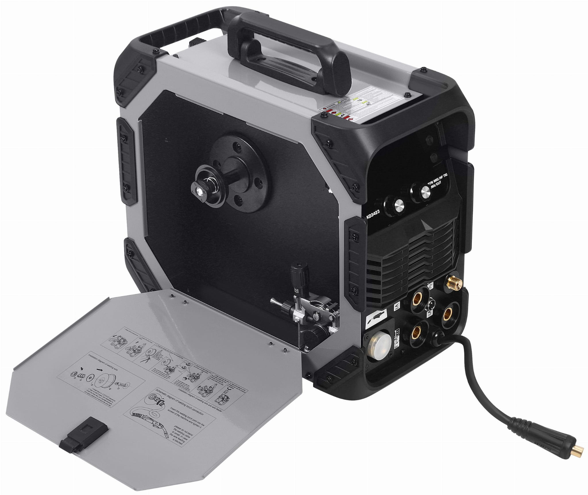 Multifunkční invertorový svářecí stroj 5v1, 255 A, KRAFT&DELE KD3423 7