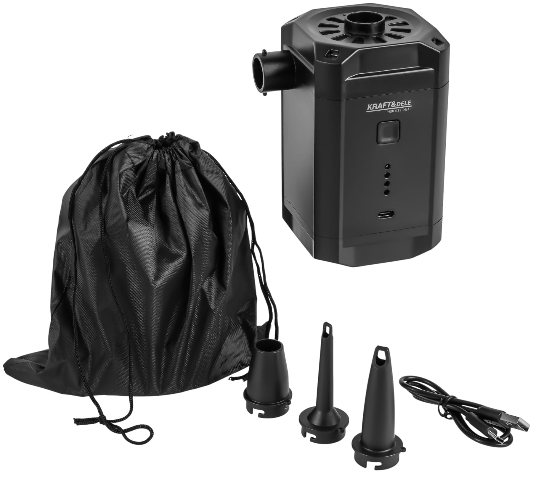 Nabíjecí vzduchová pumpa KD5501 — USB-C nabíjení