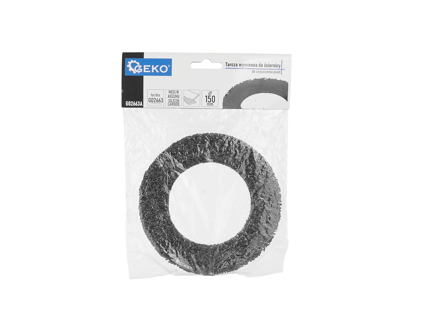Náhradní kotouč 15 cm (zrnitost 120) Geko pro brusku G02663 — V provozu