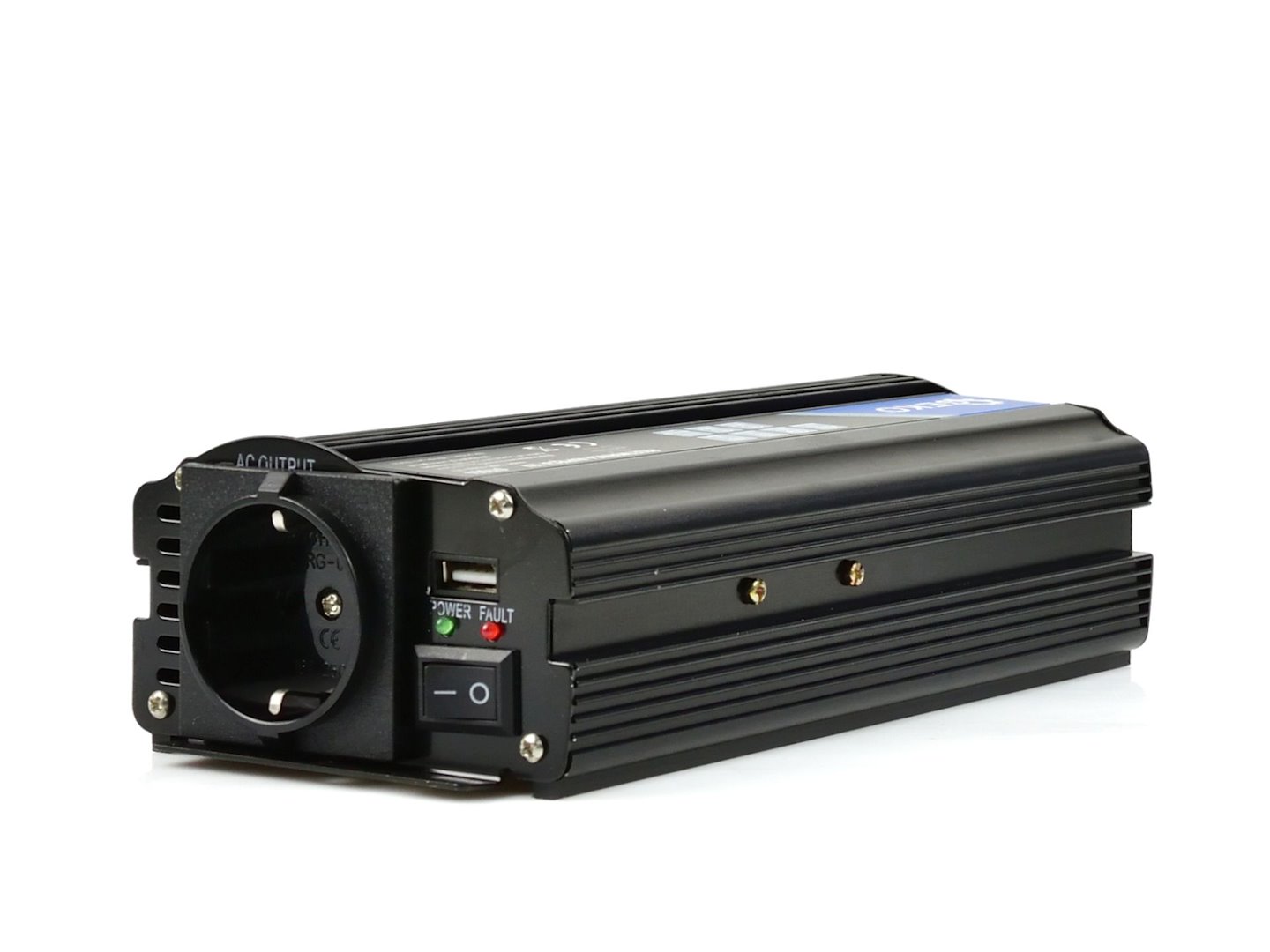 Napěťový měnič Geko 24 V/230 V 500/1000 W — Detail