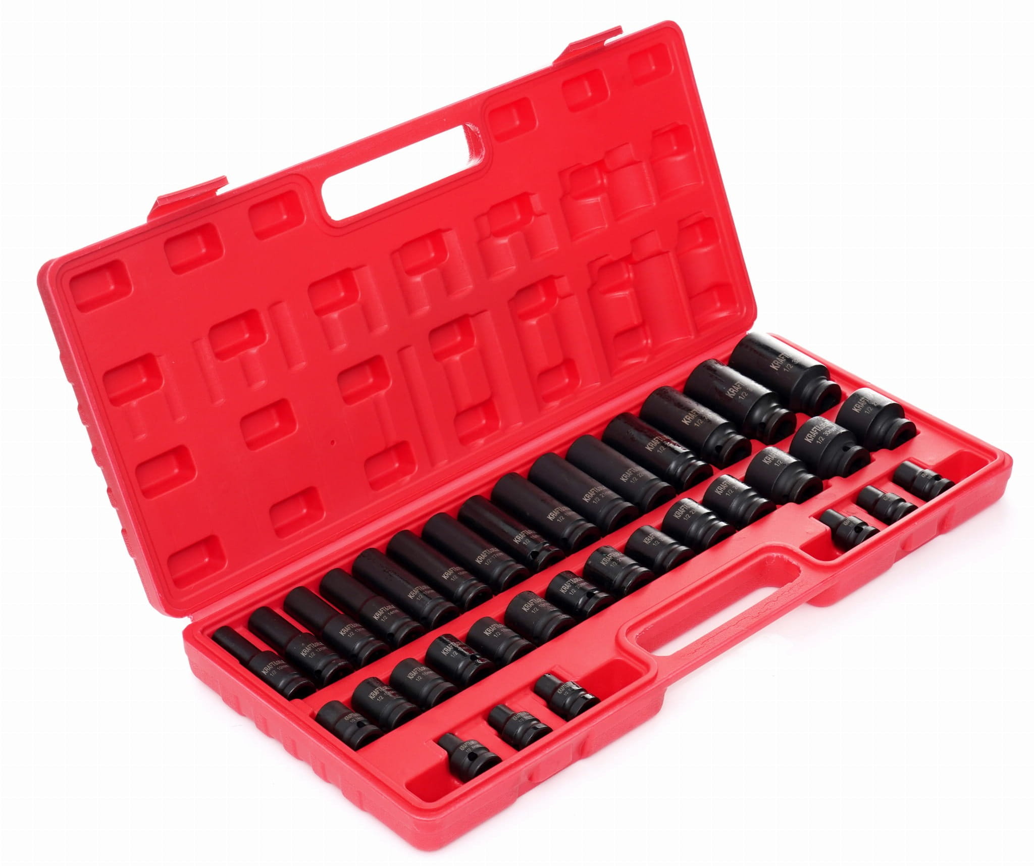 Rázové hlavice 1/2″ 35 ks KD11757 – detail šestihranného profilu