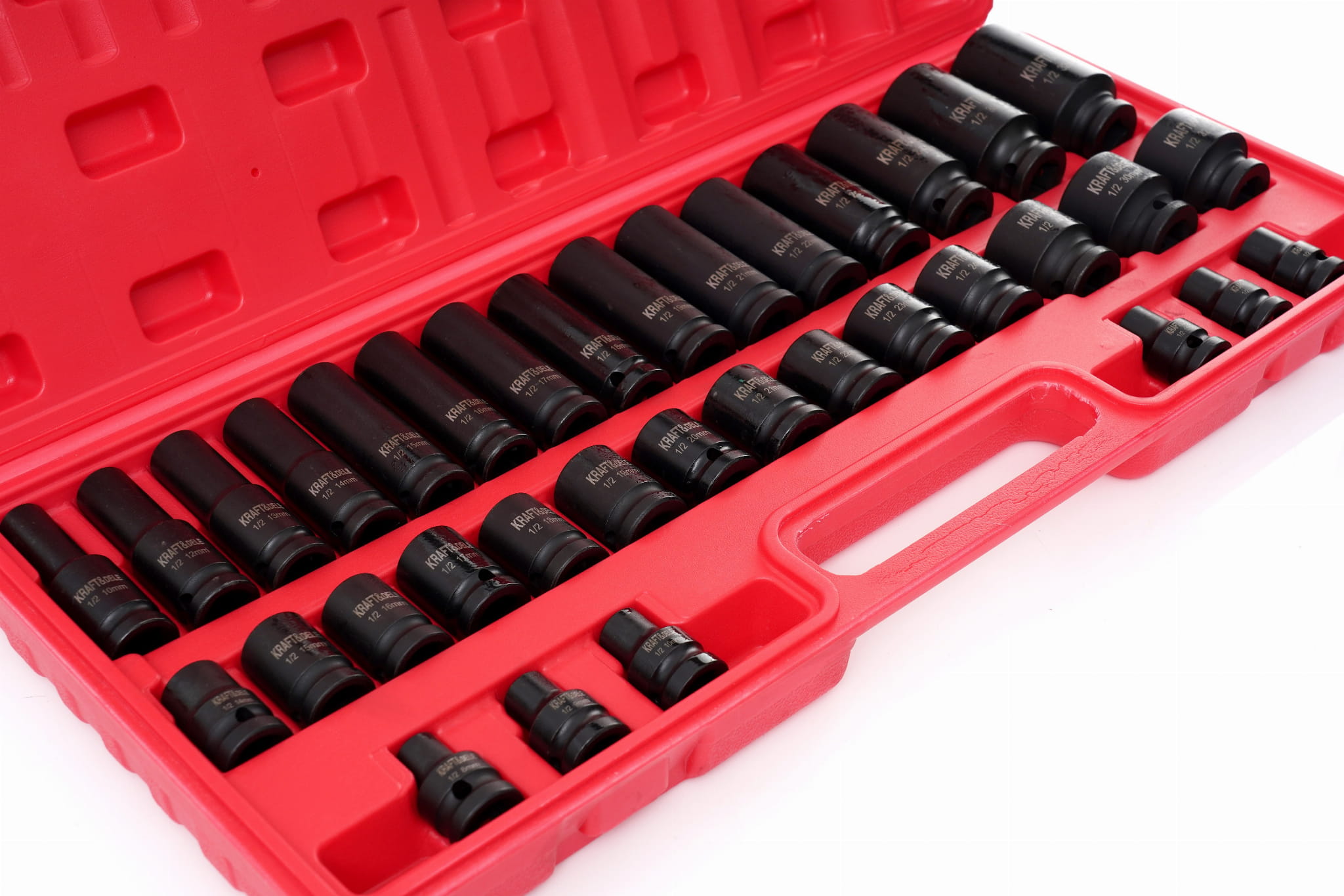 Rázové hlavice 1/2″ 35 ks KD11757 – připojení 1/2 palce
