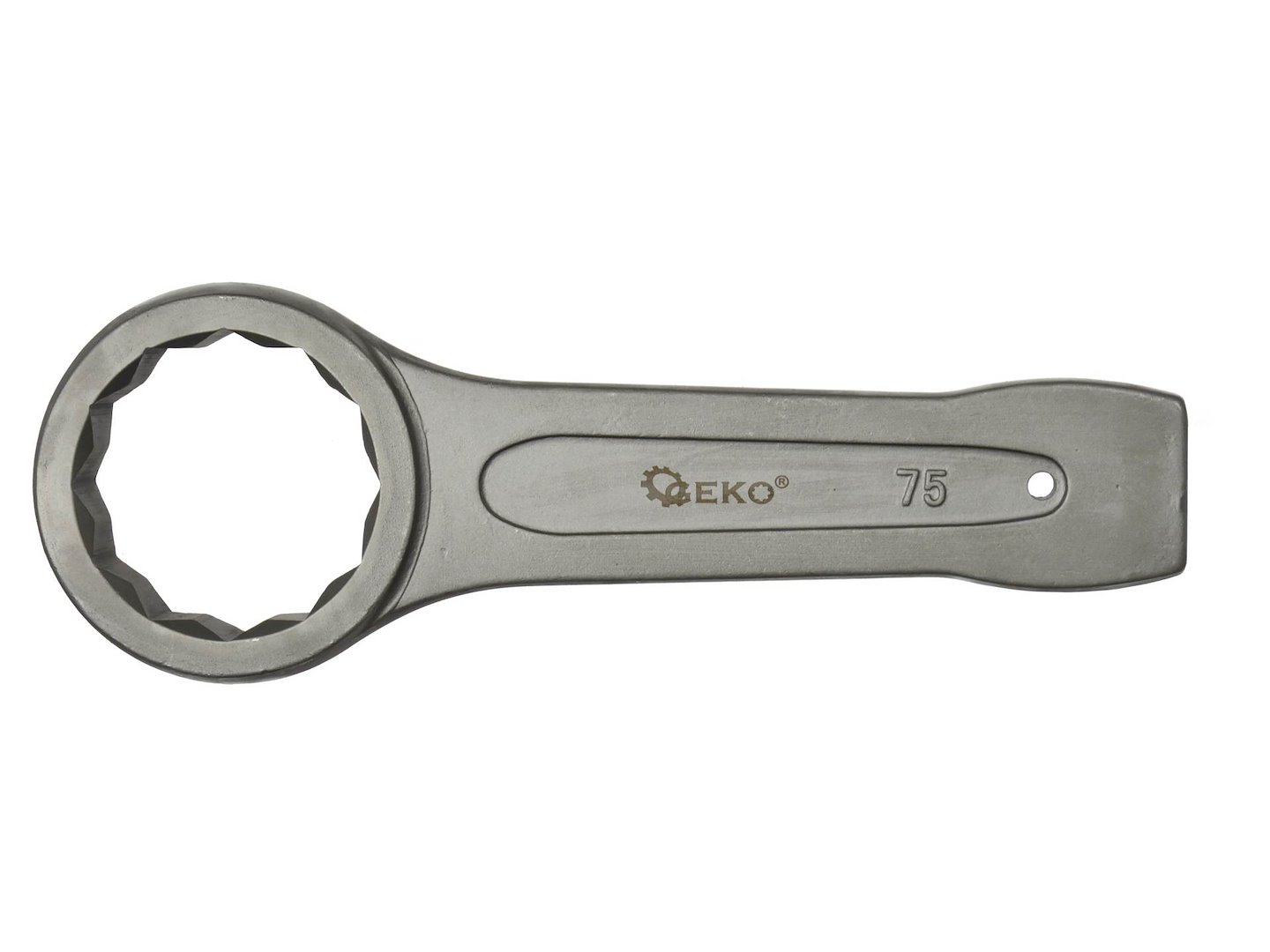 Nárazový klíč Geko 22 mm, 12 hran, chromovaná vanadová ocel — Celkový pohled