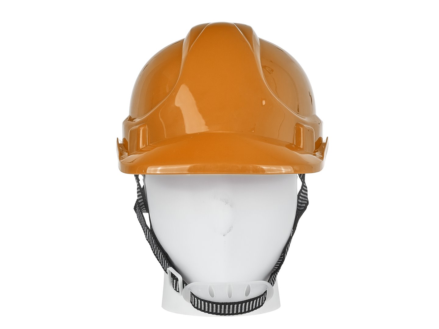 Ochranná přilba Geko G90039 oranžová, 53–62 cm — V provozu