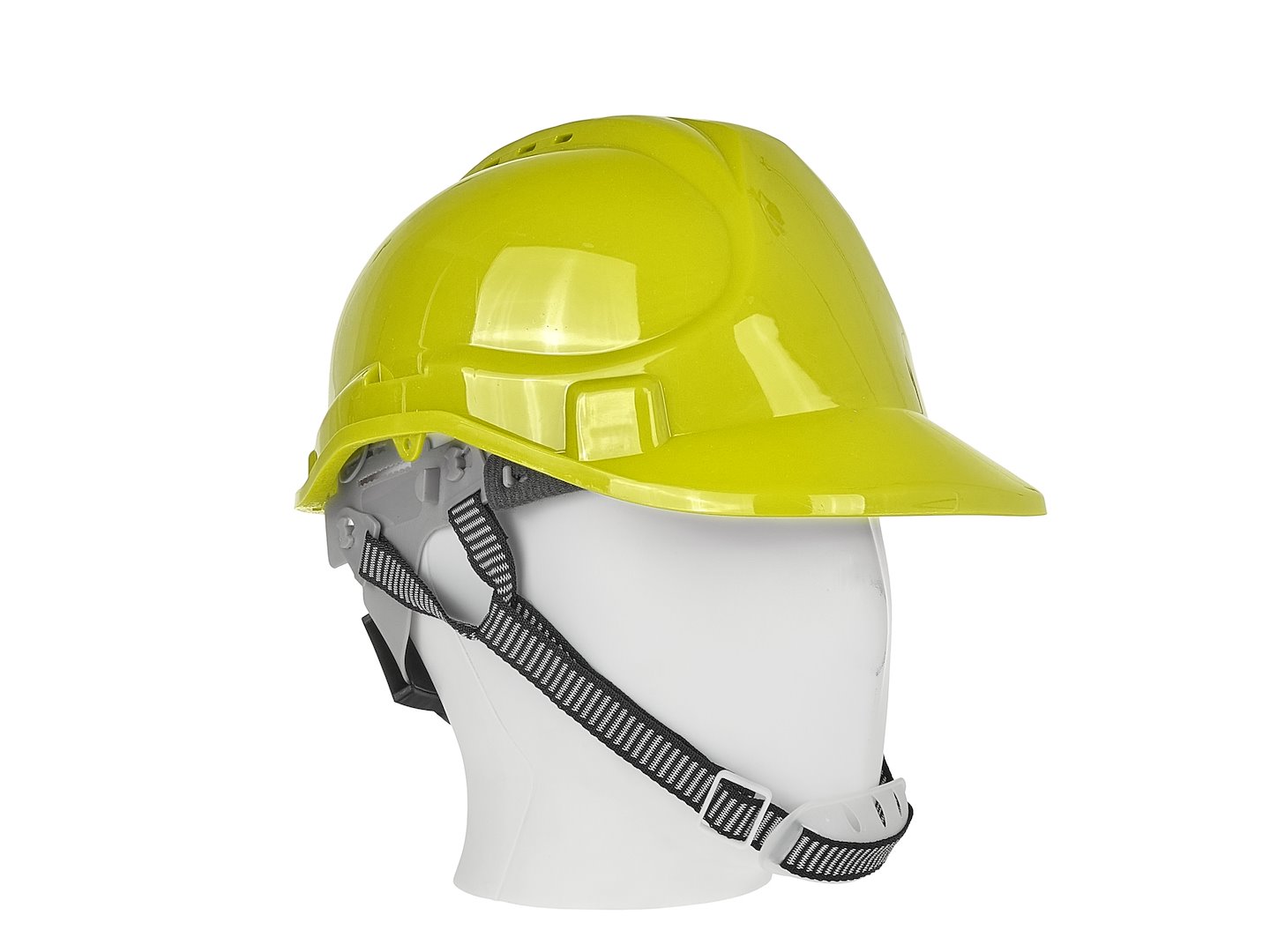Ochranná přilba nastavitelná Geko G90035 žlutá — Detail