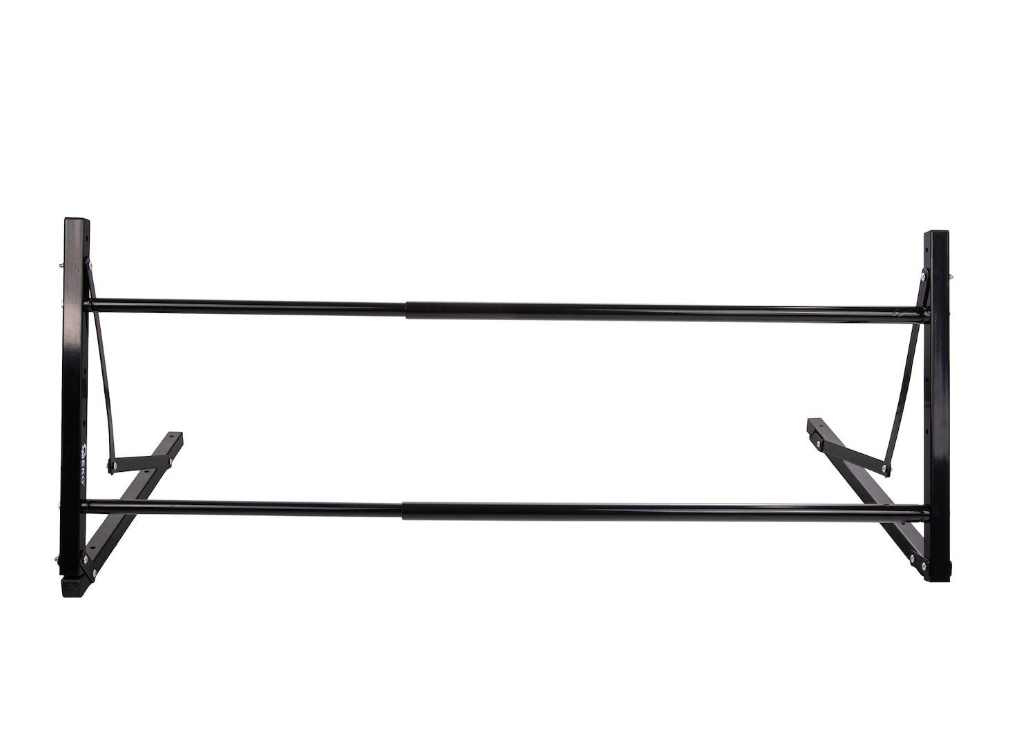 Nastavitelný věšák na pneumatiky/kola 81–120 cm, 100 kg, skládací Geko — Detail konstrukce