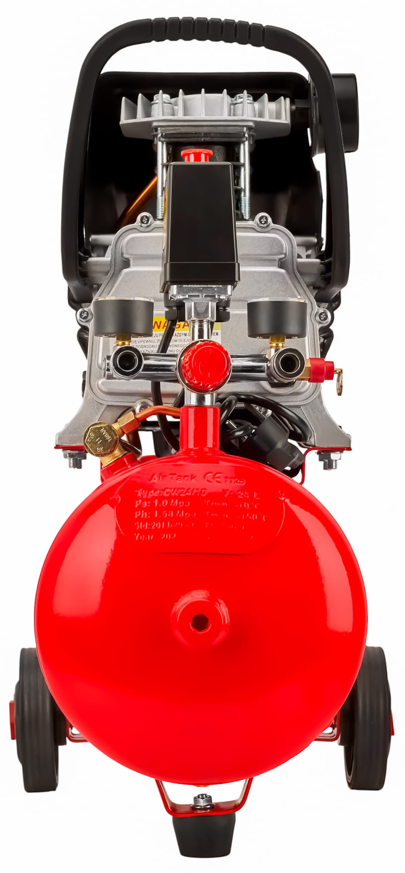 Olejový kompresor 24 l KD400 – detail kompresoru