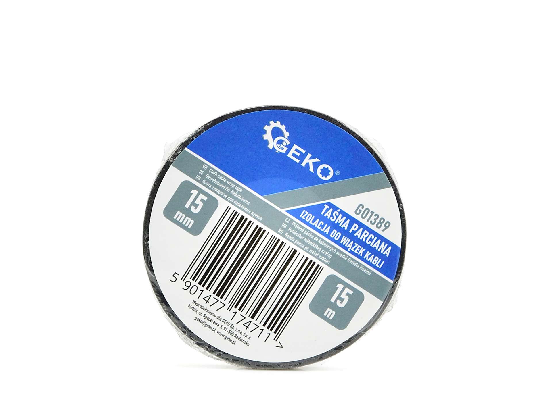 Páska izolační pro svazky kabelů 15 mm x 15 m – Geko 2