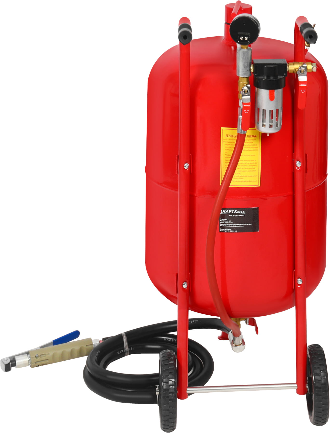 Sací pískovačka 80 l KD5855 7