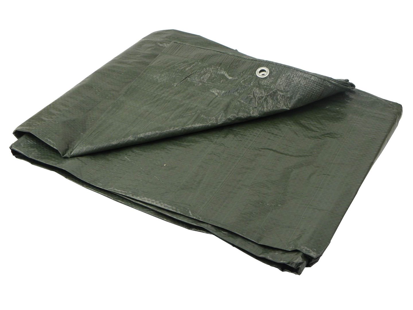 Plachta 6×8 m (15×20 cm), zelená – Geko, 120 g/m², polyethylen — Celkový pohled