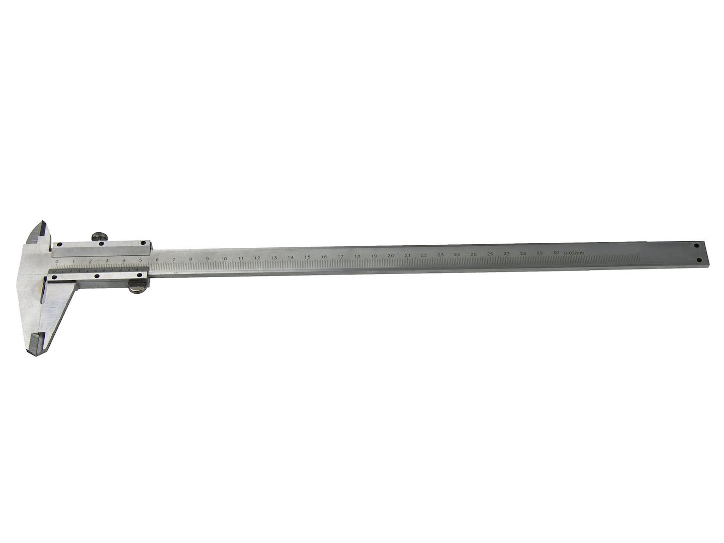 Posuvné měřítko Geko 0–300 mm × 0,02 mm dvoučelisťové — Detail