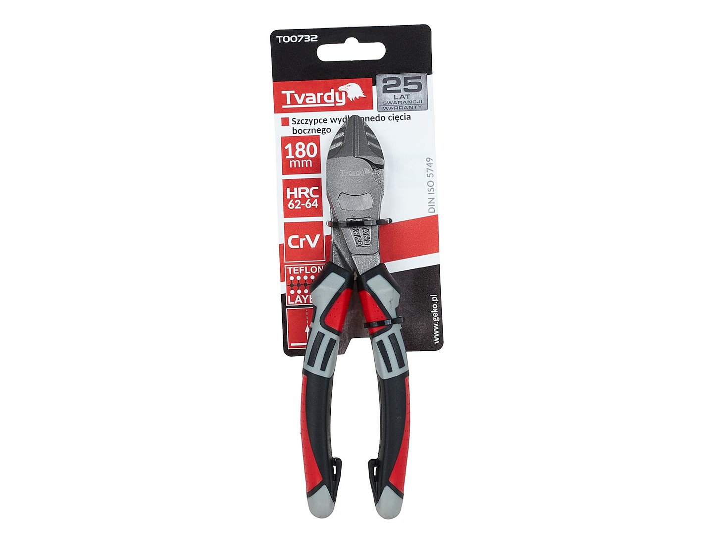 Prodloužené kleště pro boční stříhání 180 mm CrV Geko 4