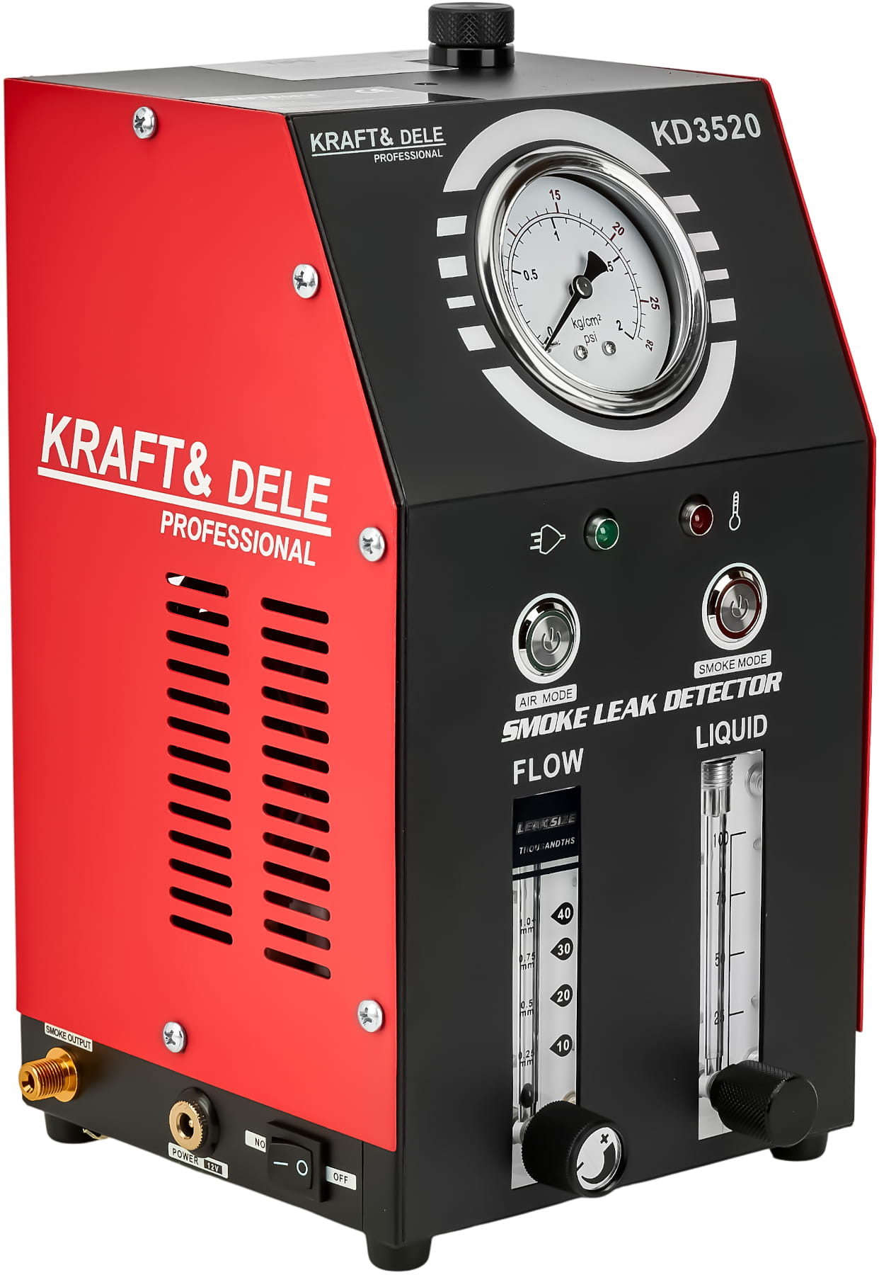 Detektor úniků Kraft&Dele KD3520 – celkový pohled na přístroj