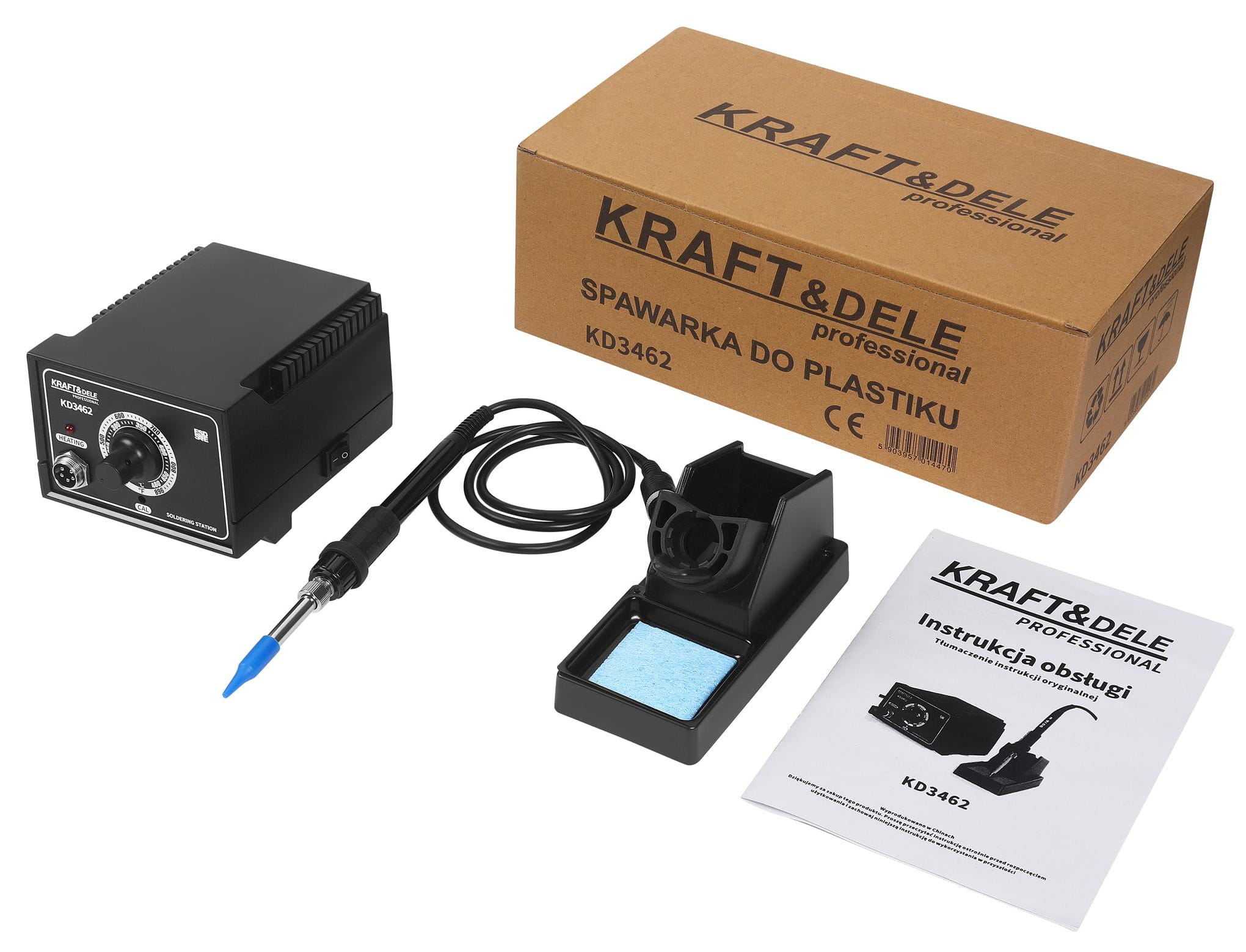 Kraft&Dele KD3462 – detail pistole a hrotu