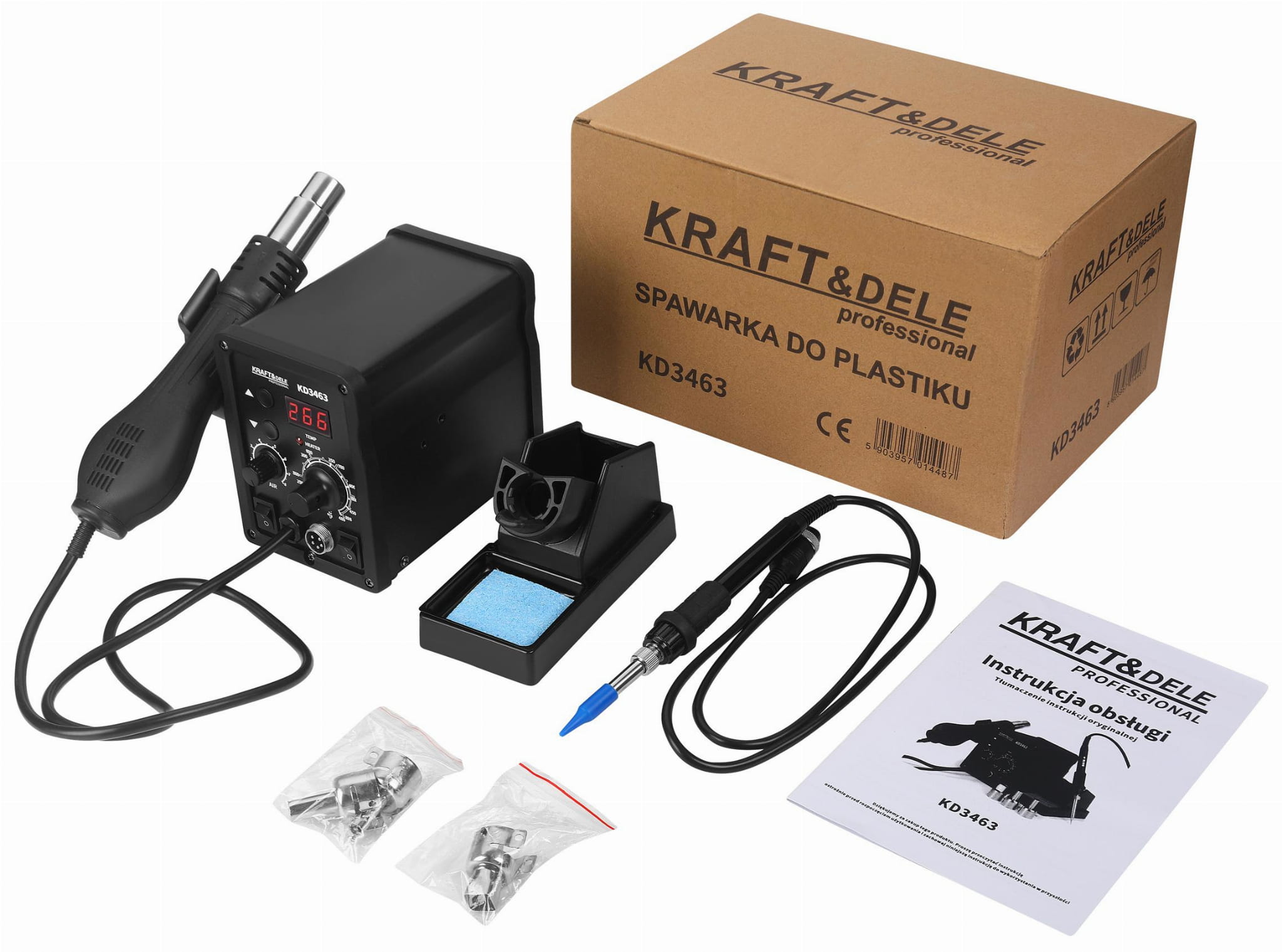 Kraft&Dele KD3463 – LED displej a ovládací panel