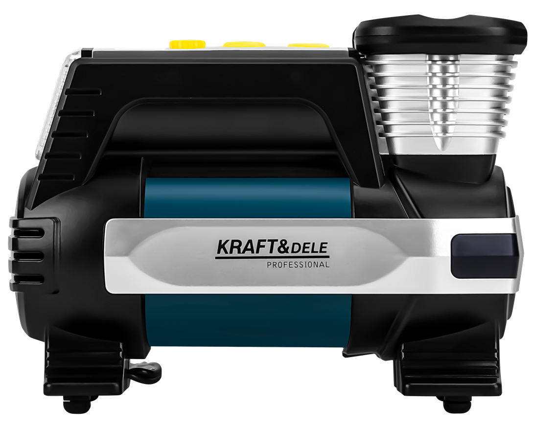 Přenosný automobilový kompresor 12 V KD3442 – detail adaptérů