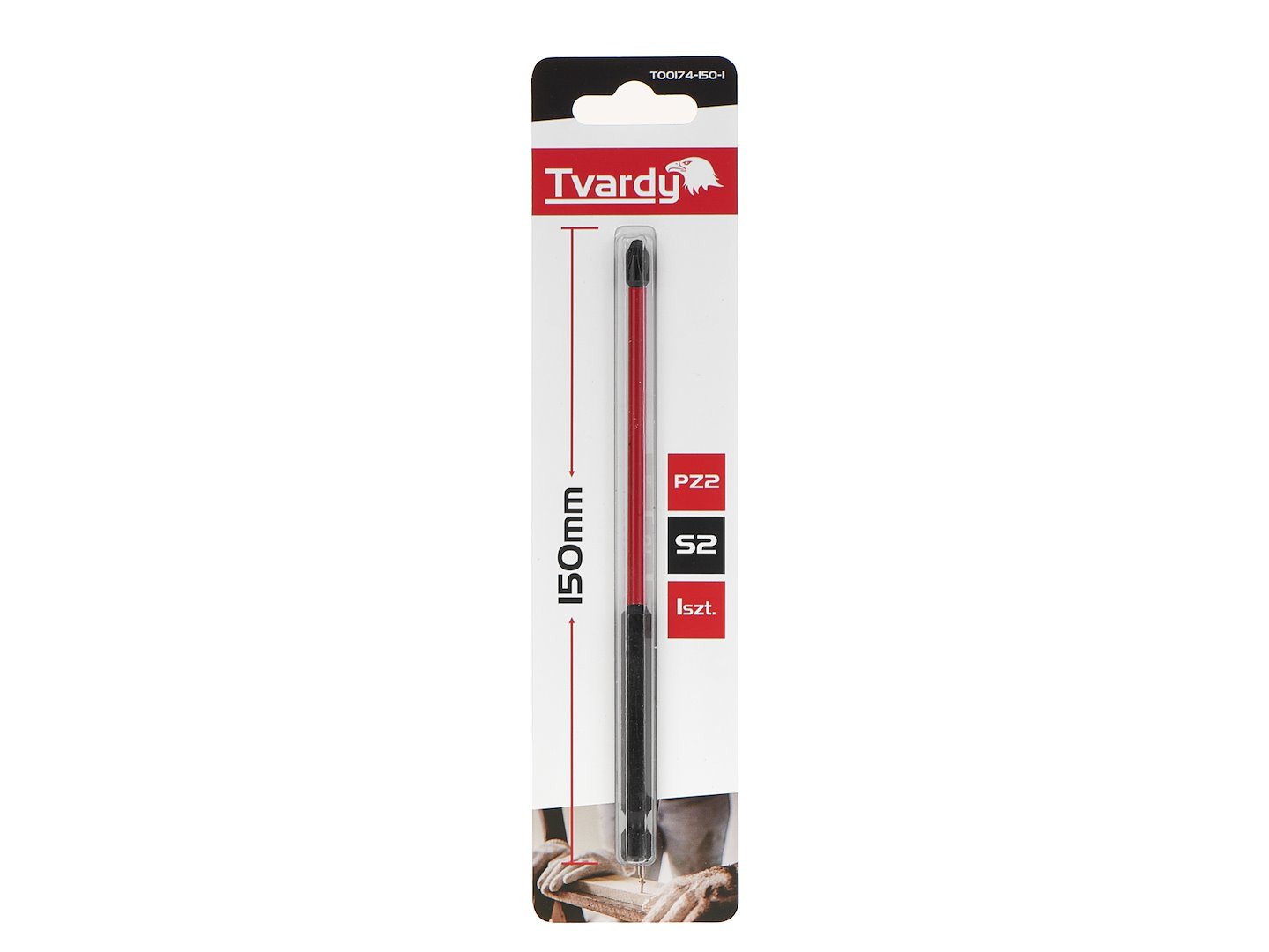 Rázový bit PZ2 150 mm S2 (1/10/50/400) — V provozu