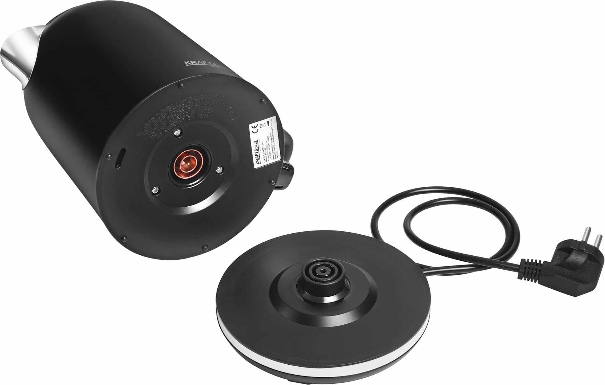 Rychlovarná konvice Kraft&Dele KD4150 – detail víčka a hubičky