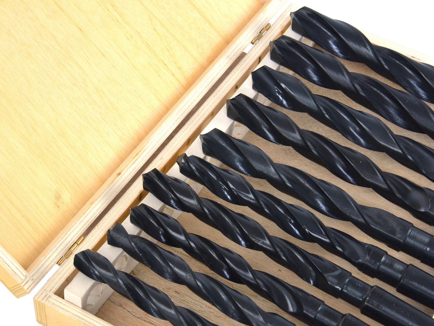 Sada 10 ks morseových vrtáků do kovu MK2 14,5–23 mm – Geko 4