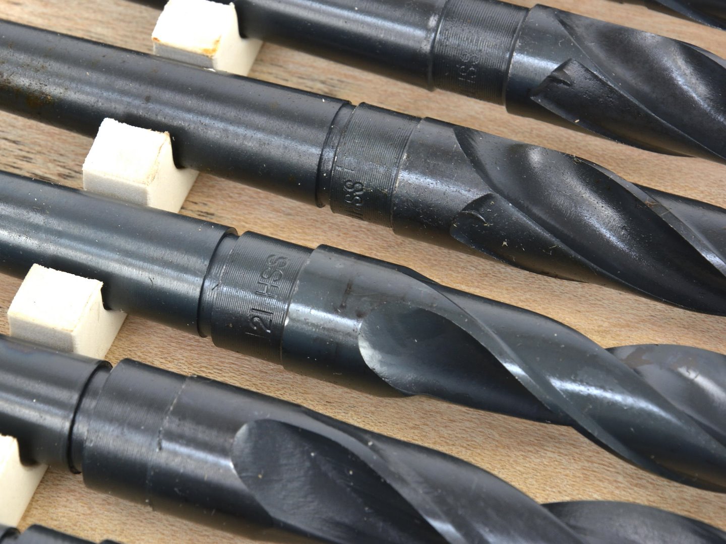 Sada 10 ks morseových vrtáků do kovu MK2 14,5–23 mm – Geko 7