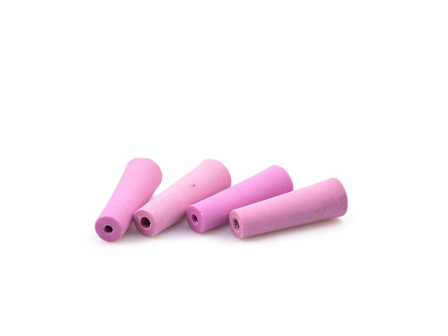 Keramická sada 4 ks trysek pro pískovačku se sifonem Geko (2 mm, 2,5 mm, 3 mm, 3,5 mm) — Celkový pohled