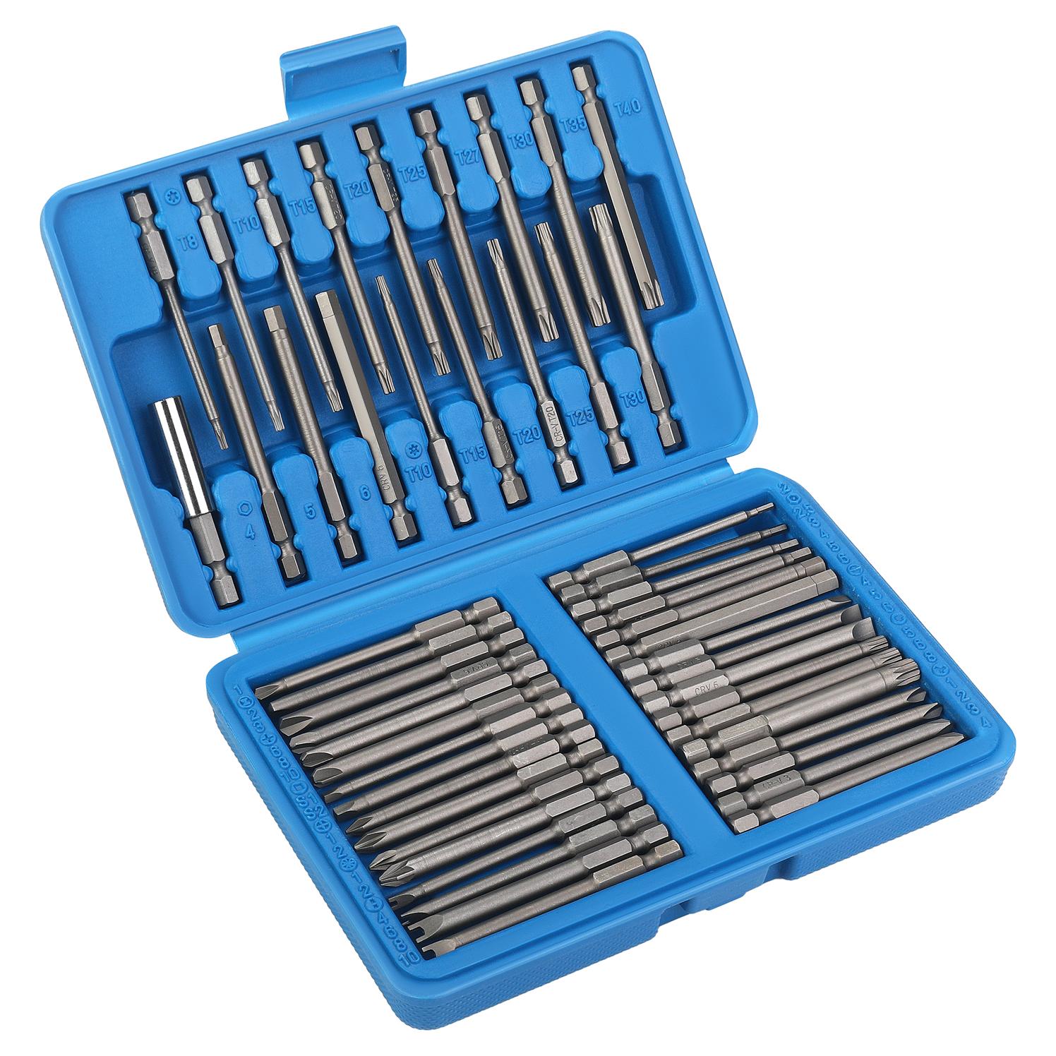 Sada dlouhých bitů 75 mm KD11865 – detail magnetického držáku