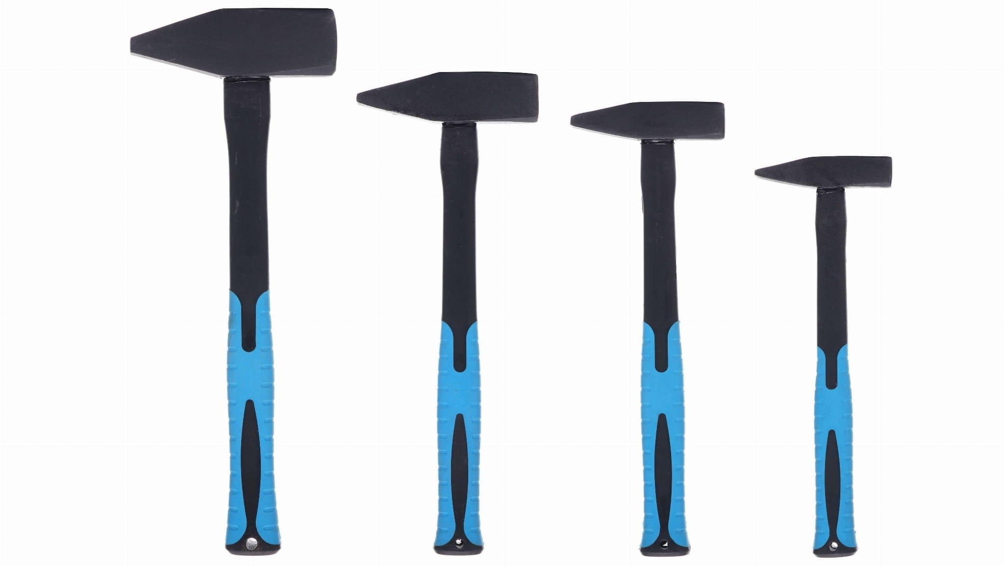 Kraft&Dele KD231 sada kladiv fiberglass 4 ks – celkový pohled