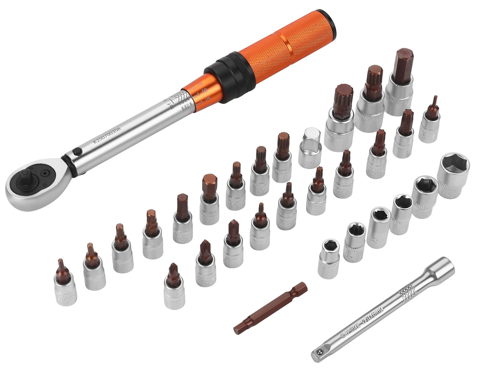 Sada dynamometrického klíče KD11394 – adaptéry a nástavce