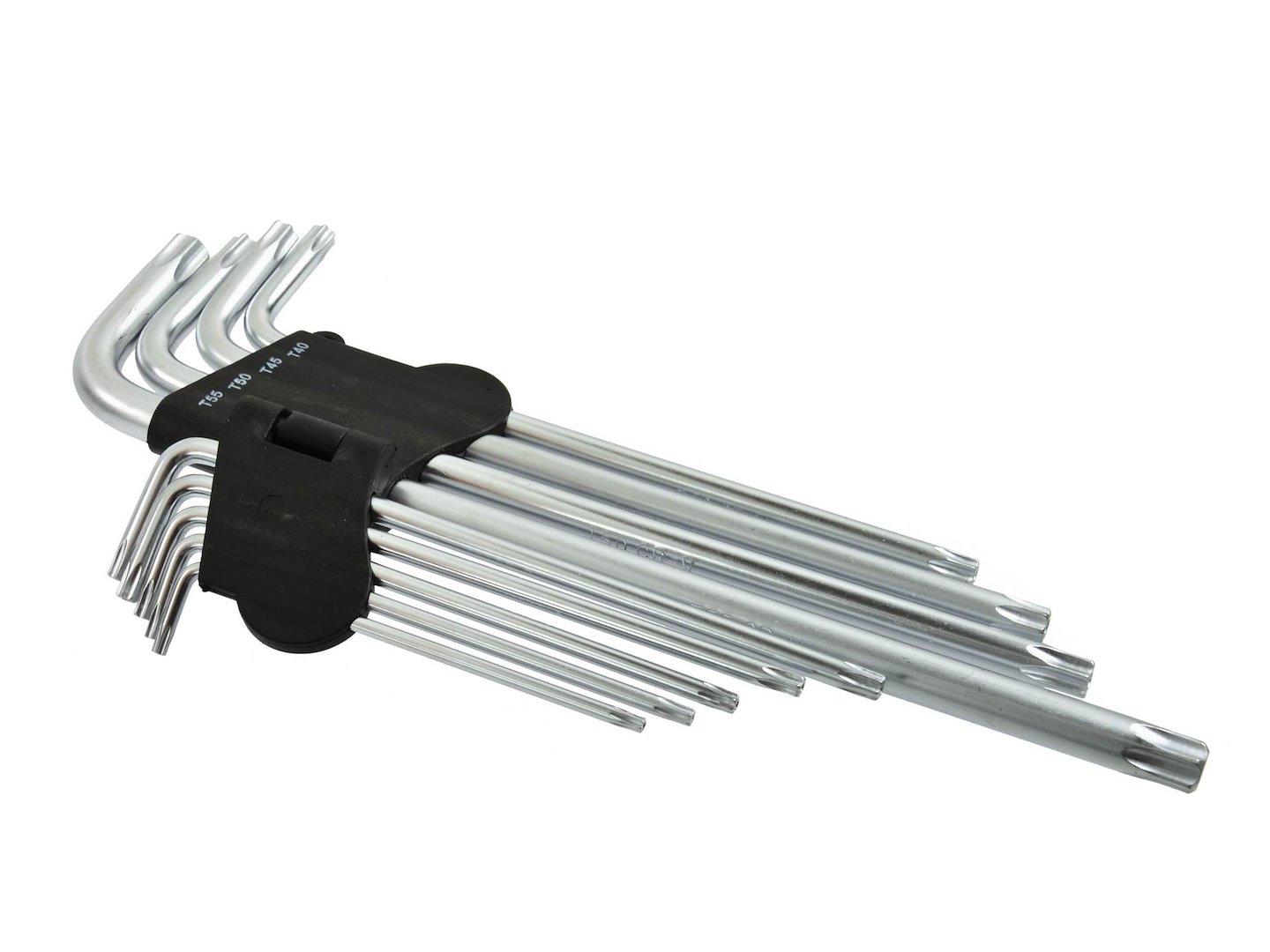 Sada klíčů Torx T15–T55 / 260 mm Geko – 24 kusů — Celkový pohled
