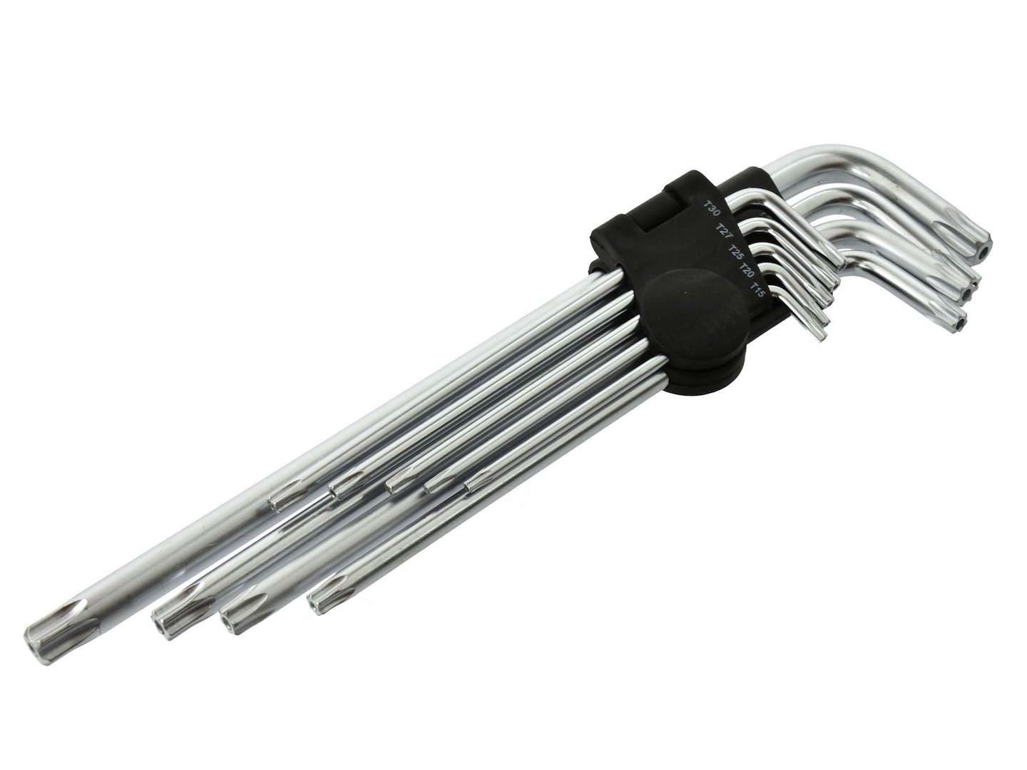 Sada klíčů Torx T15–T55 / 260 mm Geko – 24 kusů — Detail