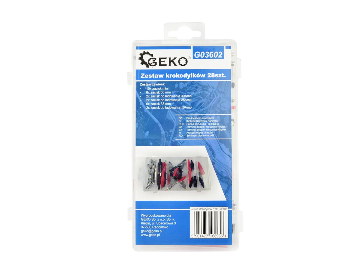 Sada krokodýlků 28 ks – Geko G03602 3