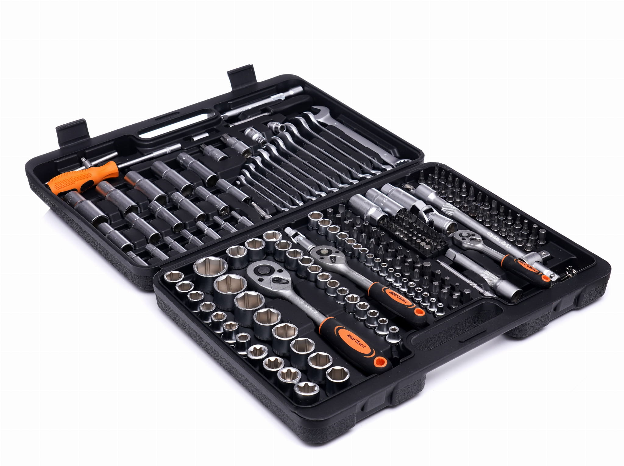 Sada nářadí 219 ks KD10470 – detail bitů TORX a HEX